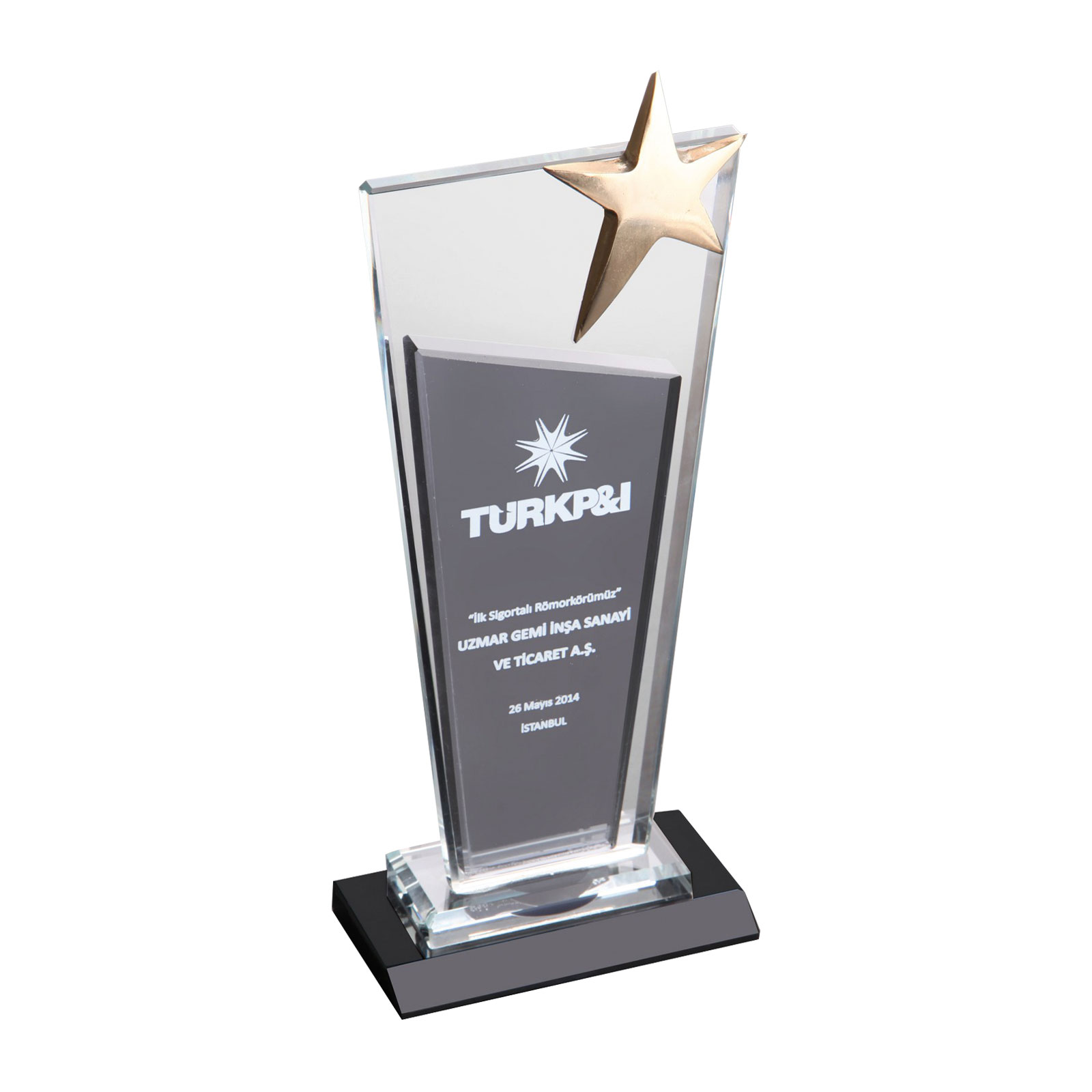 İMRANLI KRİSTAL PLAKET